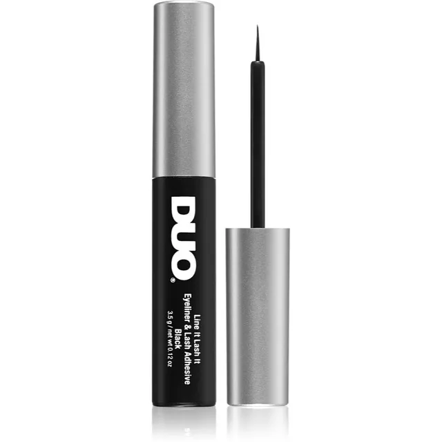 Ardell Duo Line It Lash It Kunstripsmeliim koos pintsliga / harjaga varjund Black 3.5 g