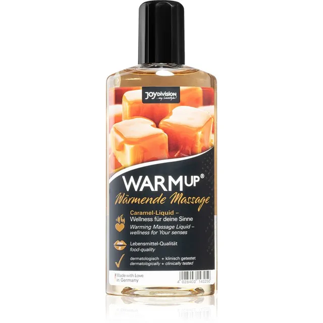JoyDivision WARMup Massaažigeel maitsega Caramel 150 ml