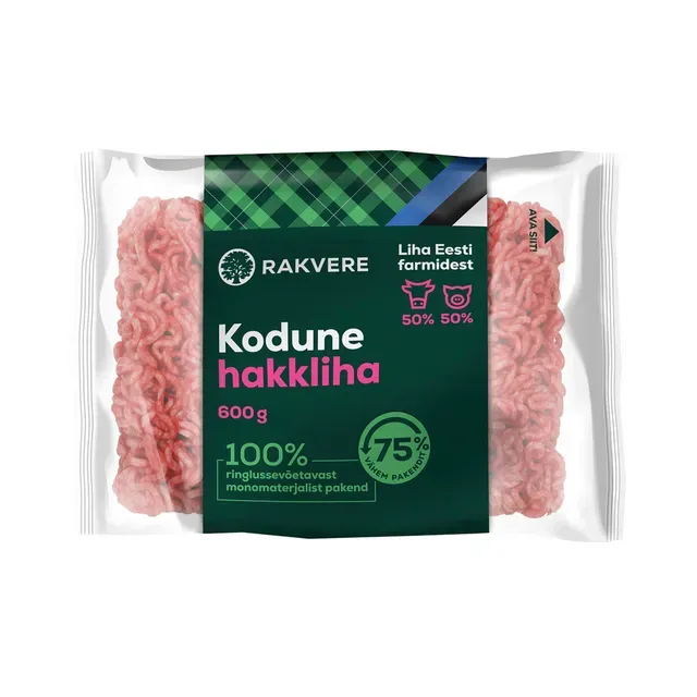 Kodune hakkliha, RAKVERE LK, 600 g
