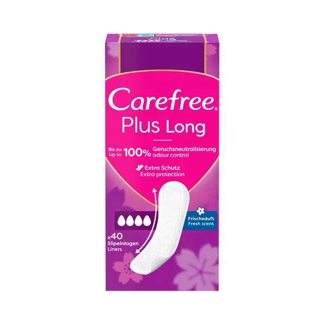 Pesukaitse Long Plus, CAREFREE, 40 tk