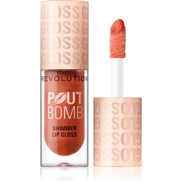 Revolution Shimmer Gloss Sädelev huuleläige varjund Gold 4.5 ml