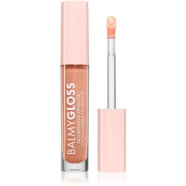 puroBIO Cosmetics BalmyGloss Toitev huuleläige varjund 03 Shimmering Soft Peach 4.2 g