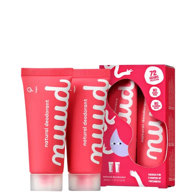 NUUD Smarter Pack Red Deodorant 2x20ml