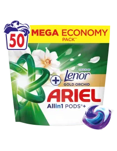 Ariel All-in-1 PODS Touch Of Lenor Gold Orchid pesukapslid (50 tk)