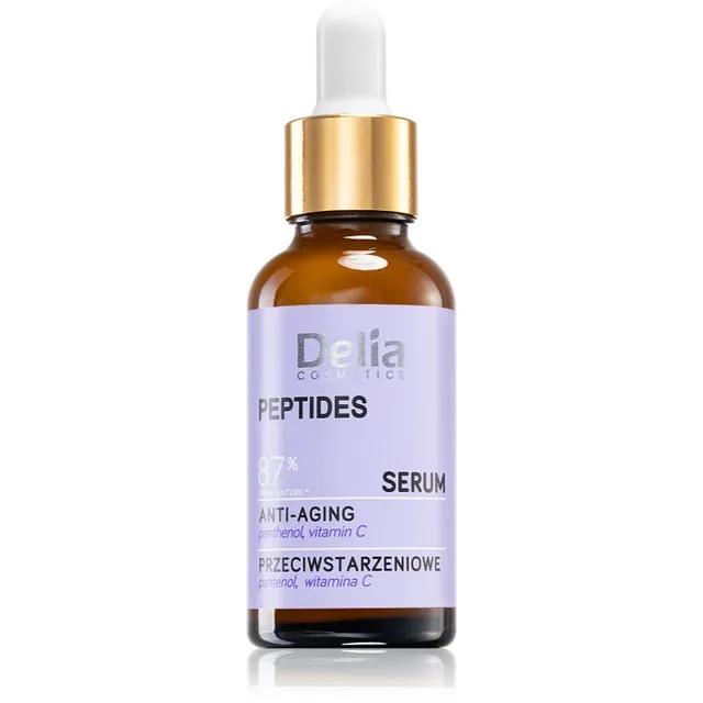 Delia Cosmetics Peptides Vananemisvastane seerum näole, kaelale ja dekolteele 30 ml