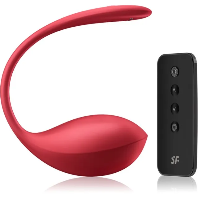 Satisfyer Shiny Petal Vibreeriv Muna Red 11 cm