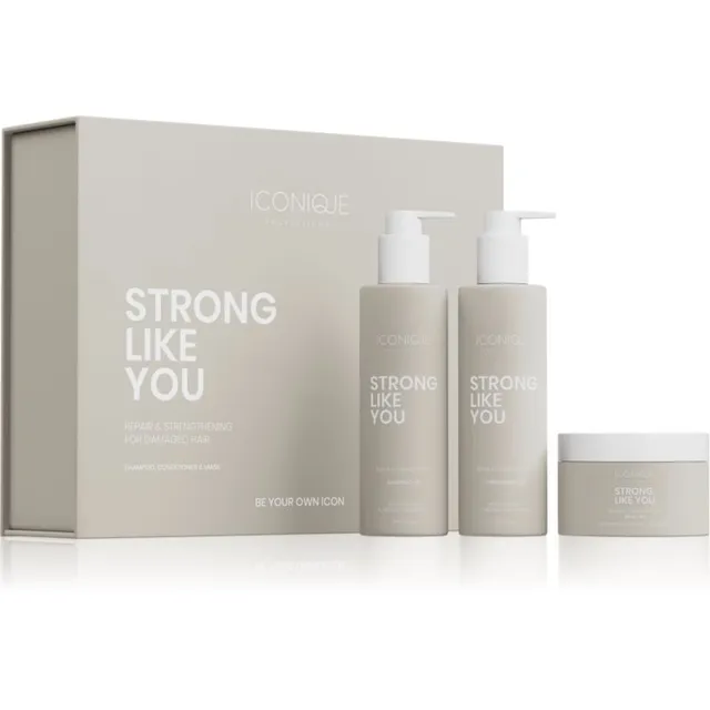 ICONIQUE Professional STRONG LIKE YOU Repair & Strengthening Set komplekt kahjustatud juustele
