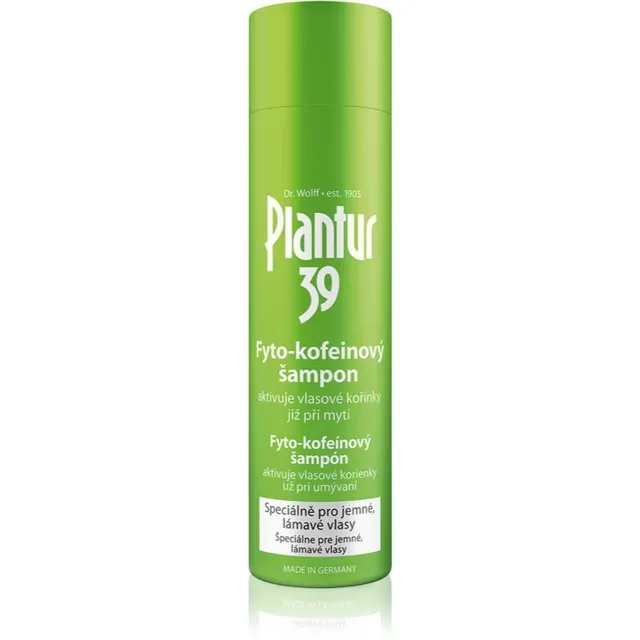 Plantur 39 Kofeiinišampoon õhukestele juustele 250 ml