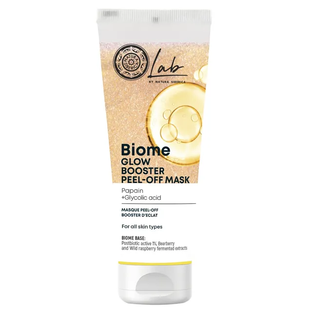 NATURA SIBERICA Lab Biome Glow Booster Peel-Off Mask 75ml
