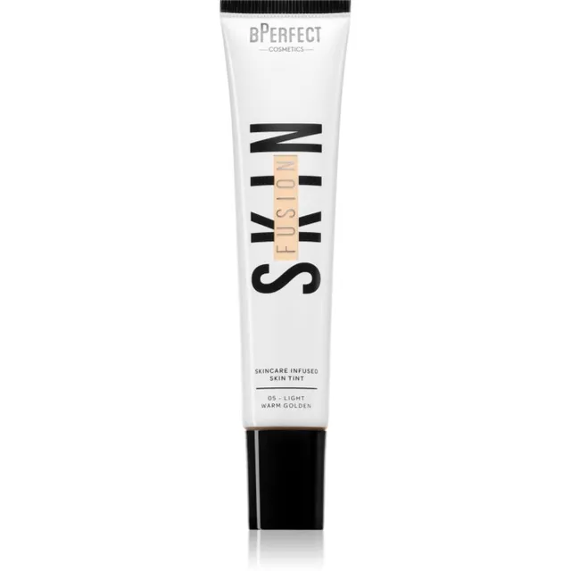 BPerfect Skin Fusion Skincare Infused Skin Tint Kerge jumestuskreem loomuliku ilme andmiseks varjund 5 Light Warm Golden 30 ml