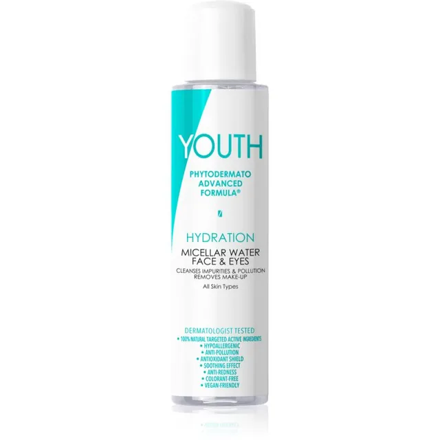 YOUTH Hydration Micellar Water Face & Eyes Puhastav mitsellaarvesi näole ja silmadele 100 ml