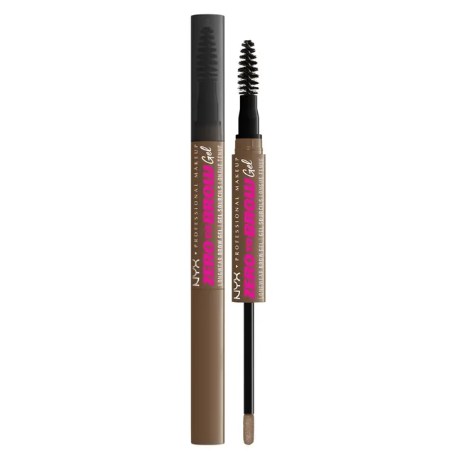 NYX Zero To Brow Gel No.8 Black 2ml