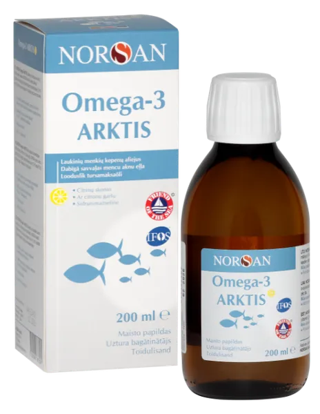 NORSAN OMEGA-3 ARKTIS, sidrunimaitseline kalamaksaõli