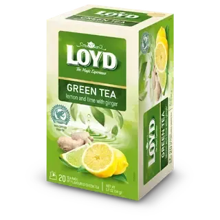 Loyd roheline tee sidruni-laimi-ingveri 20x1,7g