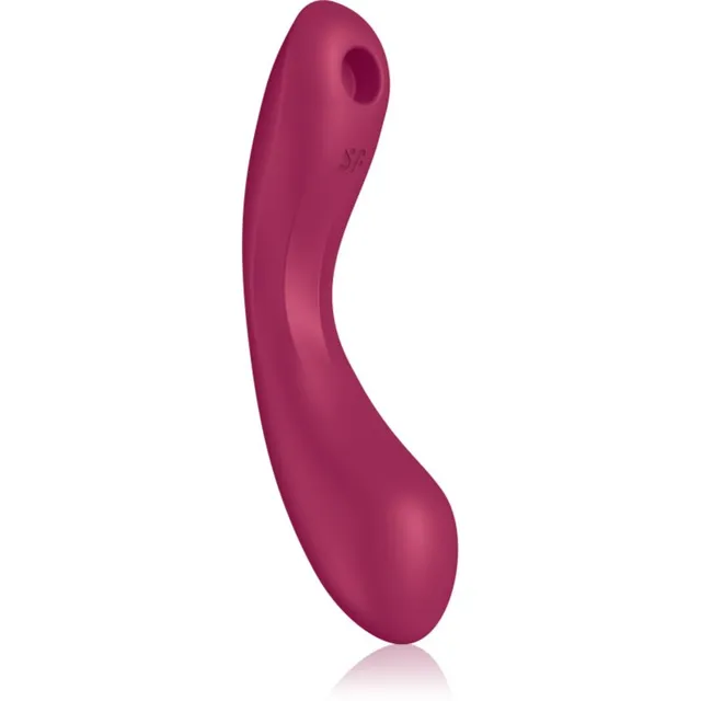 Satisfyer Curvy Trinity 1 kliitori stimulaatoriga vibraator red 17,5 cm