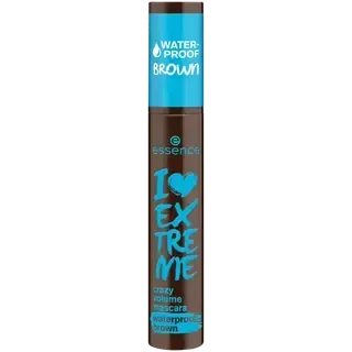 Essence ripsmetušš I Love Extreme Crazy Volume Waterproof Cozy Brown 01