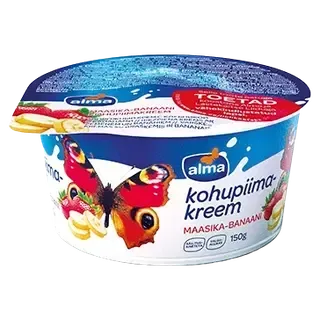 Alma Maasika-banaani kohupiimakreem, 150 g