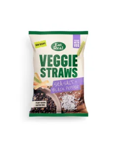 Eat Real köögiviljakrõpsud meresoola ja musta pipraga 110g