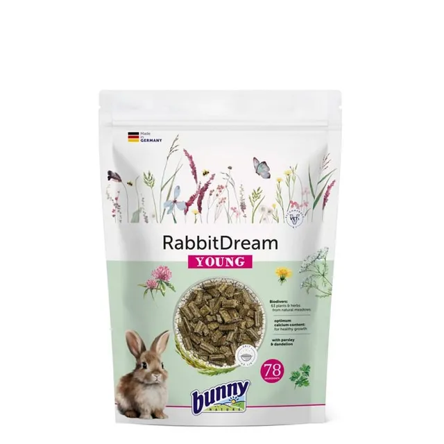 Bunny RabbitDream noore küüliku täissööt, 600 g