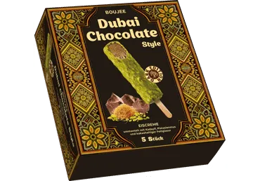 Jäätis BOUJEE Dubai dark edition,5x45g