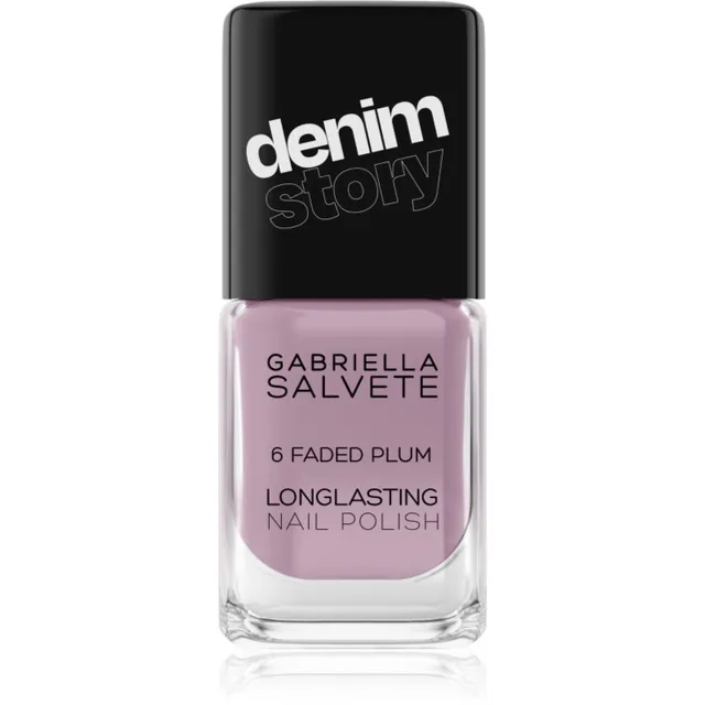 Gabriella Salvete Longlasting Enamel Denim Story Kauapüsiv küünelakk varjund 06 Faded Plum 11 ml