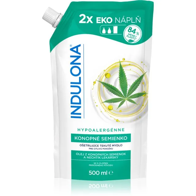 Indulona Hempseed Vedelseep täitepakend 500 ml