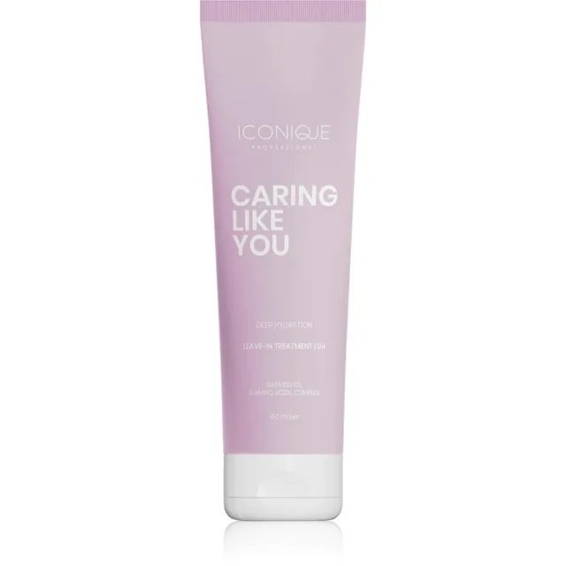ICONIQUE Professional CARING LIKE YOU Deep Hydration Juustesse jäetav hooldus kuivadeleja kahjustatud juustele 150 ml