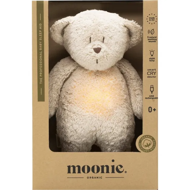 Moonie Bear 2.0 Organic Sand une mänguasi meloodiaga 1 tk