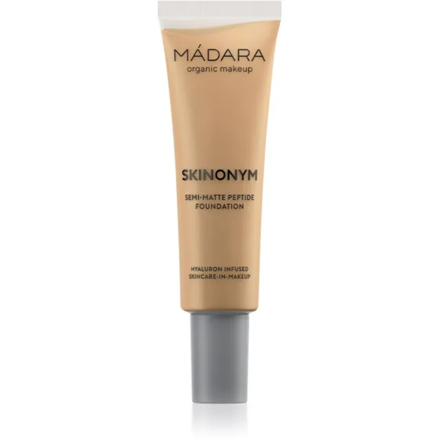 MÁDARA Skinonym Semi-Matte Peptide Kauapüsiv jumestuskreem peptiididega varjund Golden Sand 50 30 ml