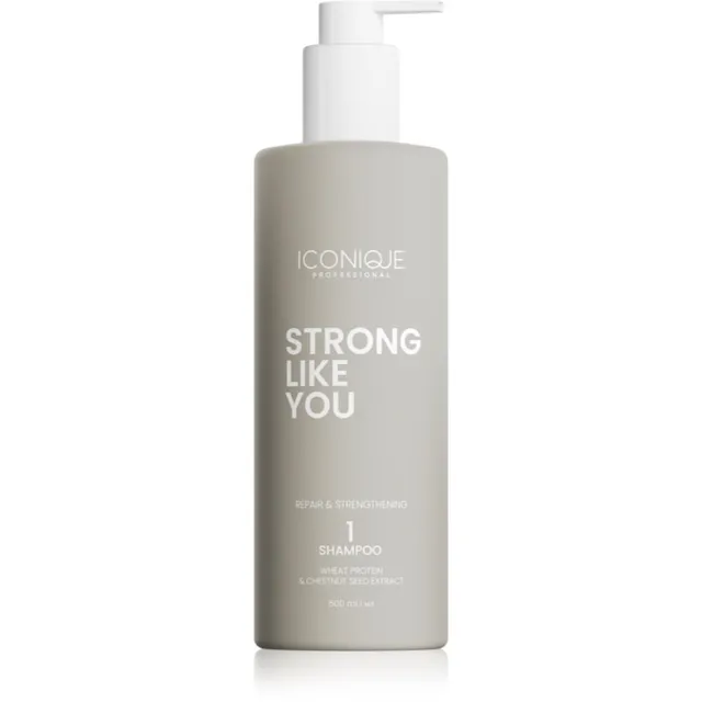 ICONIQUE Professional STRONG LIKE YOU Repair & Strengthening Taastav šampoon kahjustatud juustele 500 ml