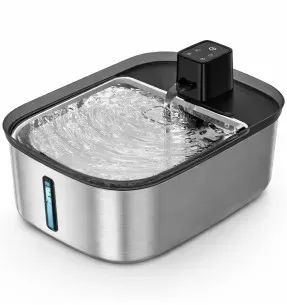Joogipurskkaev lemmikloomale, roostevaba, akutoitega, 7,5 liitrit, Pura Flow Faucet Pet Fountain (AFP - Lifestyle 4 Pets)