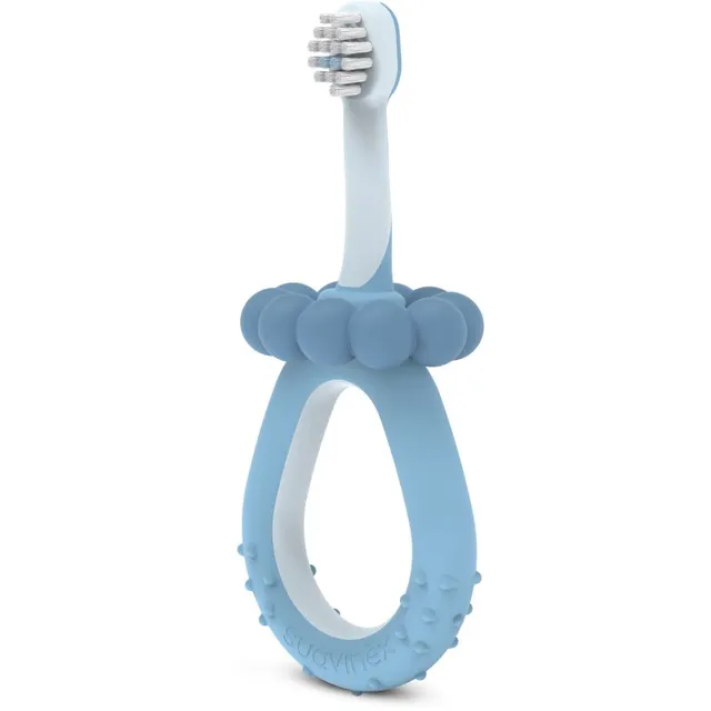 Suavinex Baby Training Toothbrush Hambahari lastele 0-2 y Blue 1 tk