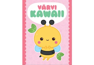 Raamat Värvi kawaii. Mesilane