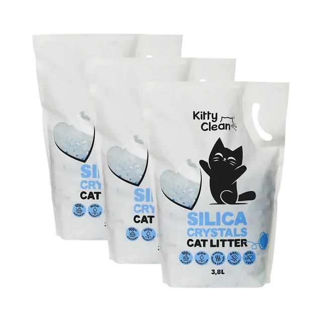HULGI Kassiliiva räniteemandid 3tk, KITTYCLEAN, 3 x 3,8 L