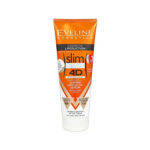 Tselluliidivastane seerum Slim Extreme 4D Liposuction, EVELINE COSMETICS, 250 ml