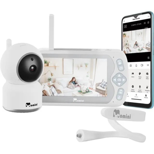 Momini BlissEye Baby Digitaalne audio beebimonitor 1 tk