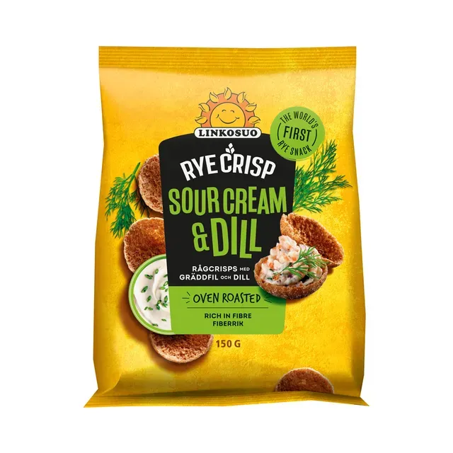 Rukki näkileivad hapukoore-tillimaitselised, LINKOSUO, 150 g