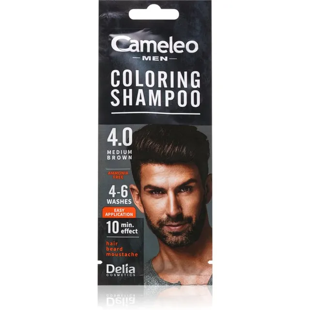 Delia Cosmetics Cameleo Coloring Shampoo Toniseeriv šampoon juustele meestele 15 ml