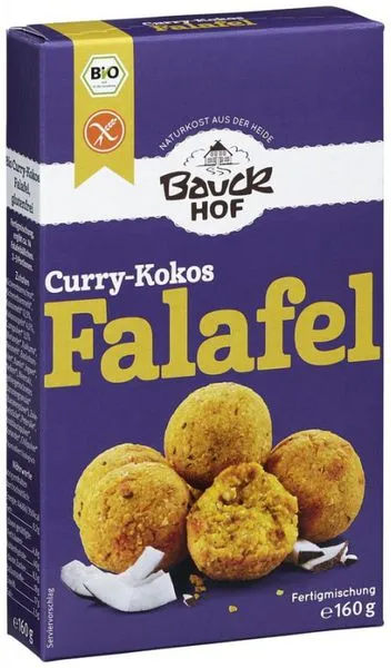 Valmissegu falafelile karri ja kookosega, ökoloogiline