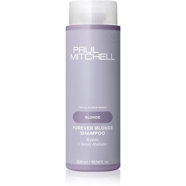 Paul Mitchell Blonde Forever Blonde Shampoo Šampoon helendatud ja külmadele blondidele juuksetoonidele 300 ml