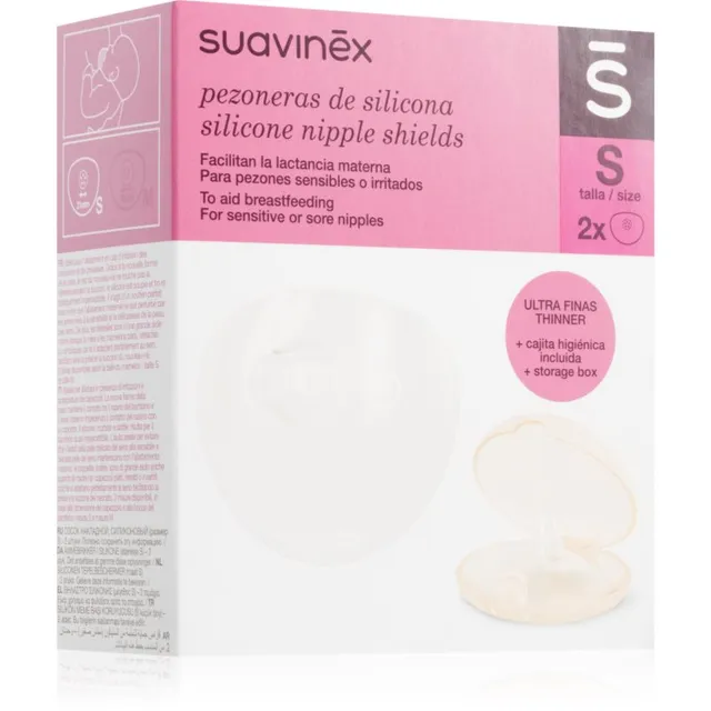 Suavinex Zero Zero Silicone Nipple Shields nibukilbid suurus S 21 mm 2 tk