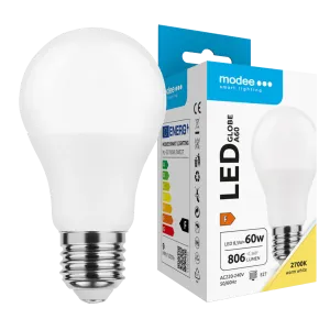 LED lamp E27 8.5W A60 806lm 2700K Modee