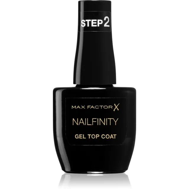 Max Factor Nailfinity Gel Top Coat Geelpealislakk varjund 100 The Finale 12 ml