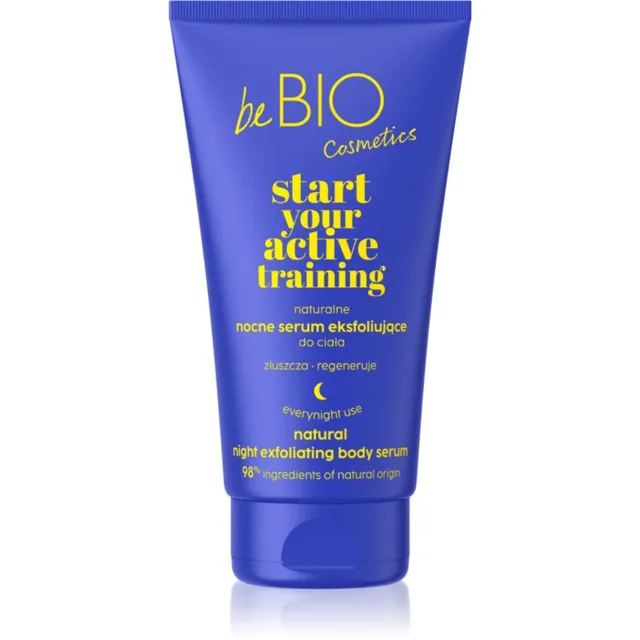 beBIO Start Your Active Training Kehaseerum kooriva toimega 150 ml