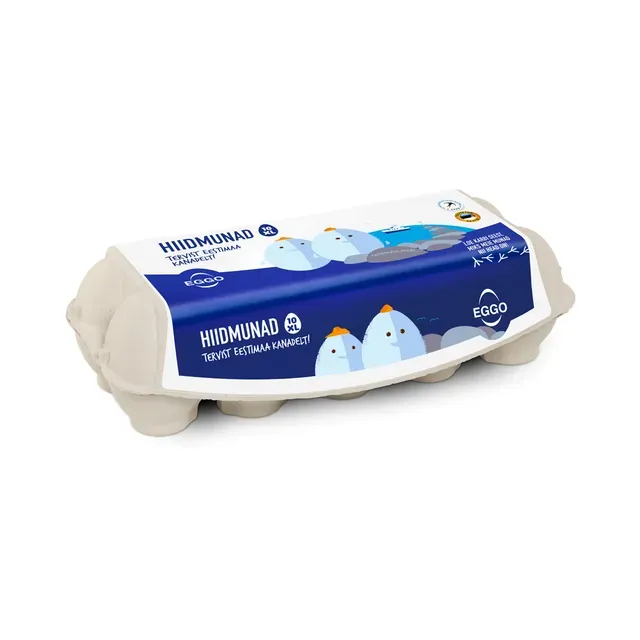 Hiidmunad XL10 valged, EGGO, 10 tk