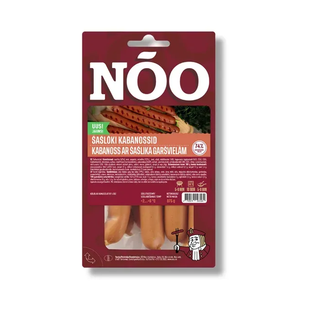 Šašlõki kabanossid, NÕO, 375 g