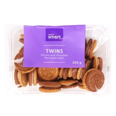 Küpsised šo. kreemiga Twins Rimi Smart 300g