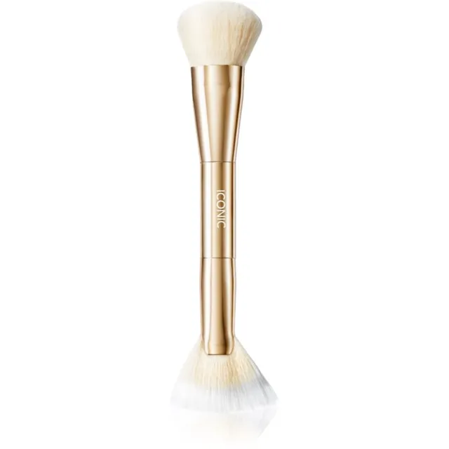 ICONIC London Cheek Glow Duo Brush kahe otsaga pintsel 1 tk