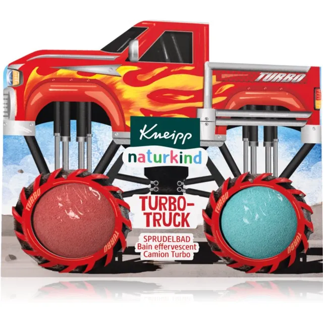 Kneipp Naturkind Turbo Truck Vannipomm lastele 2x50 g