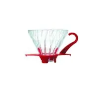 HARIO V60 koonus klaas punane 01